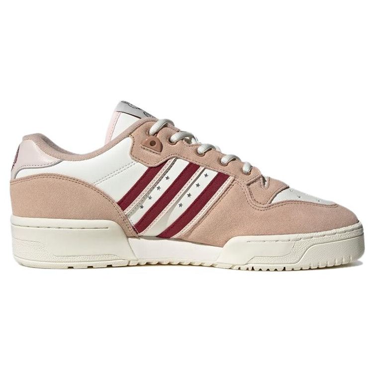 Adidas Yu Nagaba x Rivalry Low Always Together - Clay Strata Unisex Sneakers Brown Off-White Collegiate-Burgundy IG3851