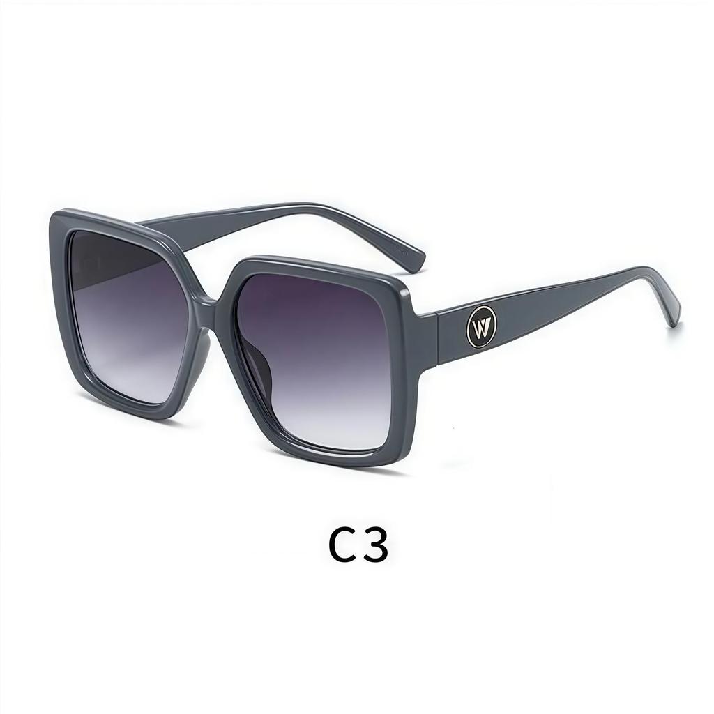 2076 New Large Square Frame Magnetic Clip-On Men's Polarized Sunglasses - Multi-Color Options