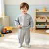 Children's Korean Lined Jogger Set - Loose Fit Hoodie and Pants for Sports and Casual Wear