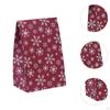 10 Pieces Christmas Gift Bag Food Packing Bags Sweets Pastry for Birthday Party Decor