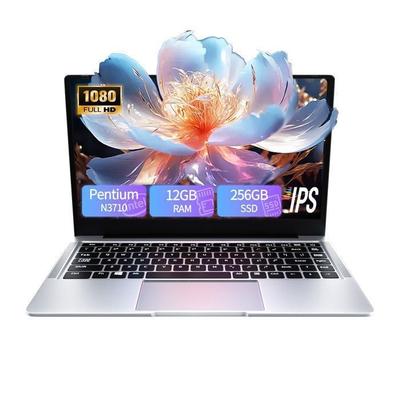 14,1" bærbar PC, Intel Celeron N3710(Op til 2,6 GHz),12GB RAM DDR4 256GB SSD,Windows 11PRO,WiFi5,Bærbar Computer