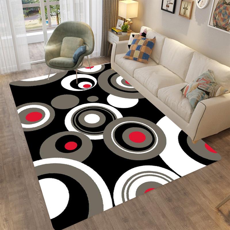 Geometric Modern Rugs Non-slip Floor Mat for Family Bedroom Indoor Children's Play Throwing Yoga Mats Area Rug area rug