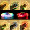Glow in Dark LED Light Fidget Spinner Finger Toy Hand Spinner Stress Reduction and Anxiety Relief for Children