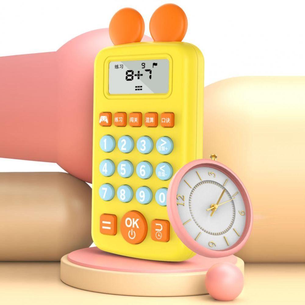 

Students Oral Arithmetic Exercise Machine Teaching Calculator Oral Calculator Test Teaching Aids Red-Mickey