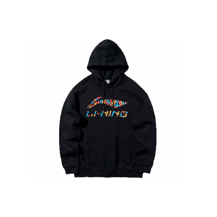 Li Ning Sweatshirt Unisex Black AWDRH79-1 XXXL