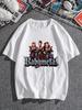 Japanese Girl Rock Band BABYMETAL Classic Poster Print T-shirt, Fashion Street Wear, Casual Loose Cotton Women's T-shirt