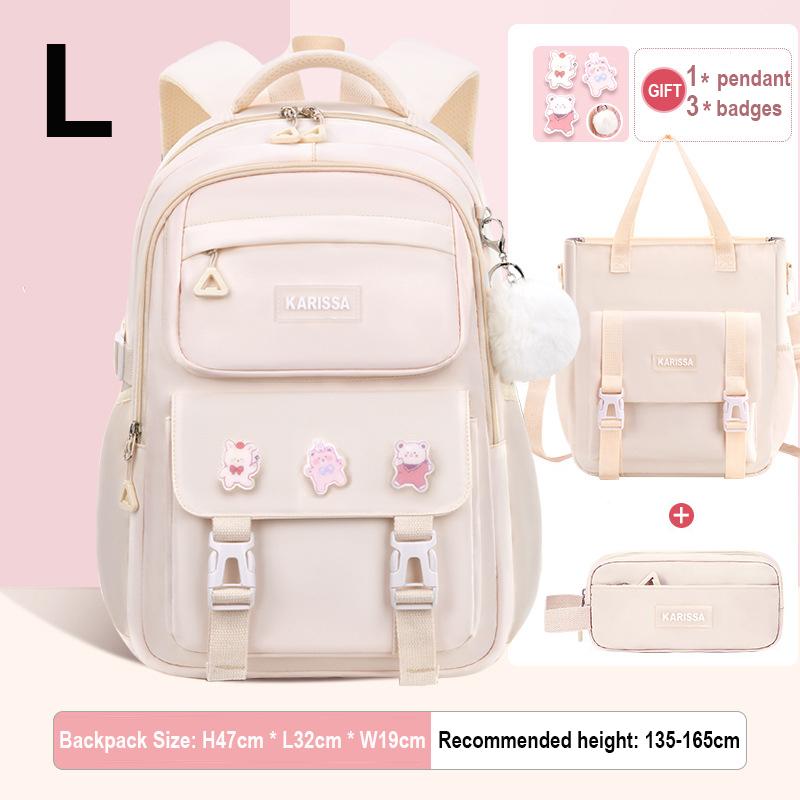 Seturi de 3 bucăți rucsac pentru copii pentru fete cadou Genți de școală de capacitate mare Rucsac pentru școala primară geantă