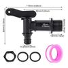 Outlet Taps for Rain Butt 3/4Inch Plastic Replacement Tap with Seal Lock Nut for Rainwater Butt Water Tank Accessories