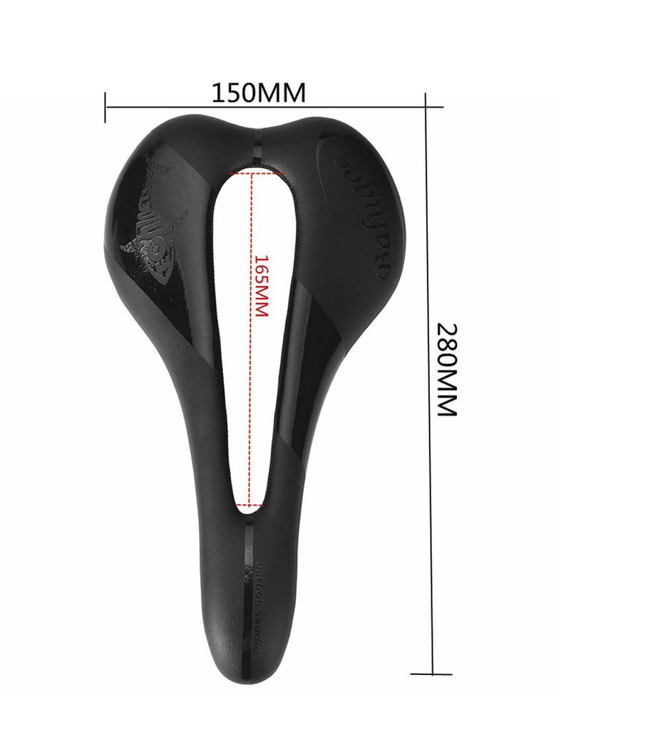 Bicycle Seat Saddle Full Carbon Fibre Lightweight Hollow Breathable Cushion Mountain Bikes Accessories