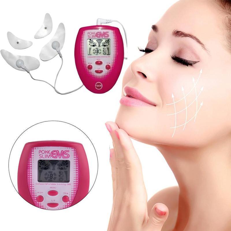 Electric Facial Massager Stimulation Muscle Massage Kit Face Slimming Massage Beauty Device