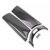 Reposabrazos central de fibra de carbono para coche, 4 unidades, cubierta de botón de interruptor, accesorios interiores para Mercedes Benz E GLC C clase W205