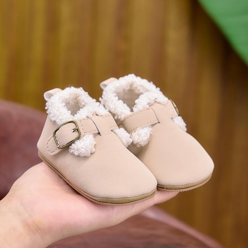 Unisex Winter Babyschuhe: Warmer Samt für Säuglinge 0-12 Monate