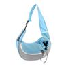 Pet Sling Carrier Breathable Mesh Single Shoulder Bag Drawstring Zipper Crossbody Pet Travel Bag Simple Fashion Portable Outdoor