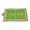 Swing Golfing Practice Hitting Mat with Pin Buckle Silicone Golfing Training Mat Pad for Outdoor Socializing