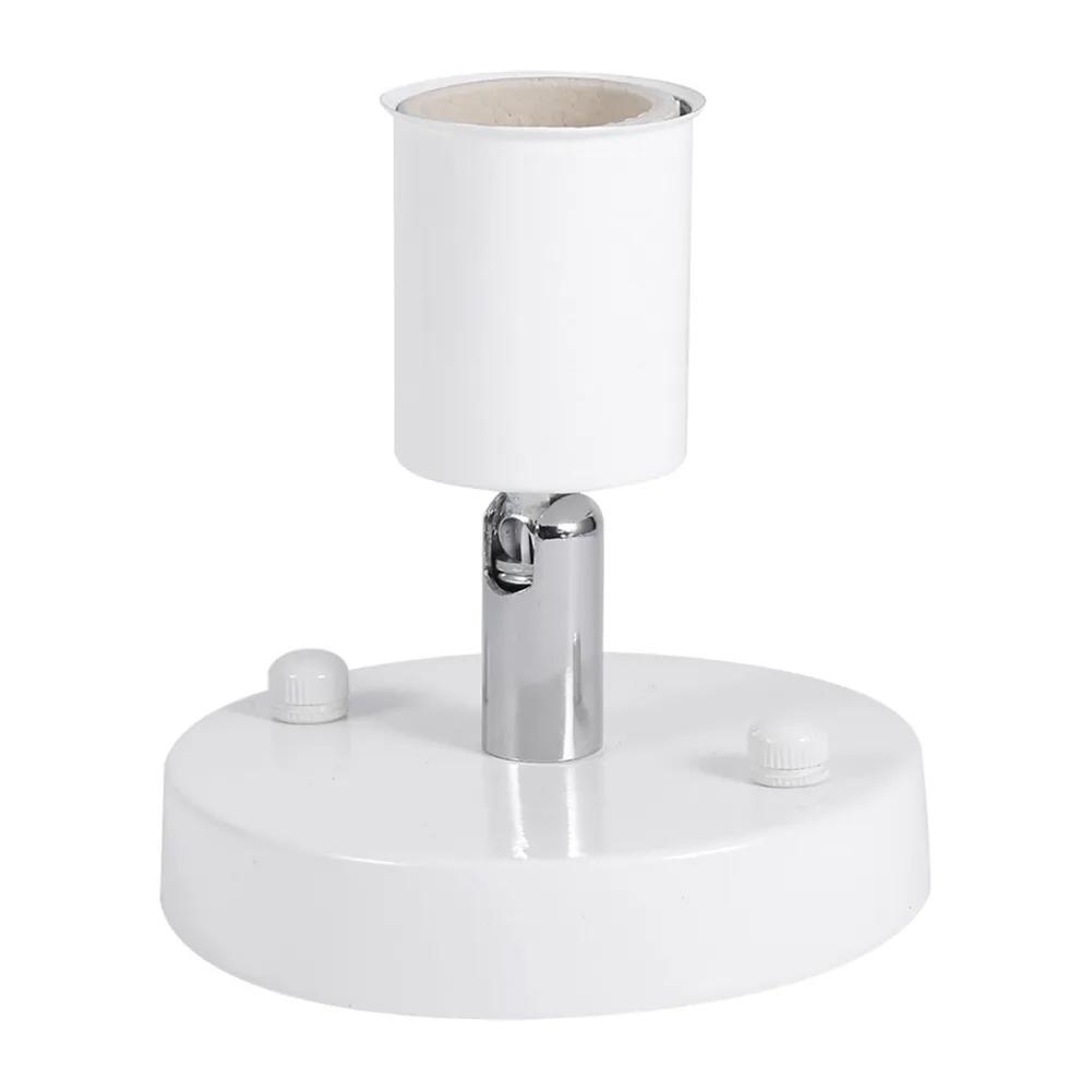 Vintage Retro Lamp Base E27 Ceiling Light Wall Mounted Lamp Bulb Holder Socket 180 Degree Rotating for Bedroom Office F7M3