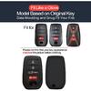 2pcs Compatible with Toyota Tacoma Prius Venza Corolla Crown Sequoia Tundra Grand Highlander RAV4 Prime Mirai Smart 4 Buttons Key Fob Cover Case Key