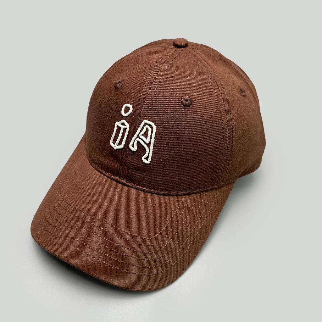 Four Seasons Three-Dimensional Embroidery Ia Alphabet Baseball Cap Men'S And Women'S Sunshade Simple Casual Travel Cap