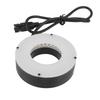 Microscope LED Ring Light Illuminator Adjustable 90 Degree Angle Light Source for Industrial Binocular Stereo Microscope