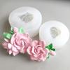 Gardenia Aromatherapy Gypsum DIY Candle Mold Handmade Soap Decoration Silicone Mold Chocolate Cake Baking Tool