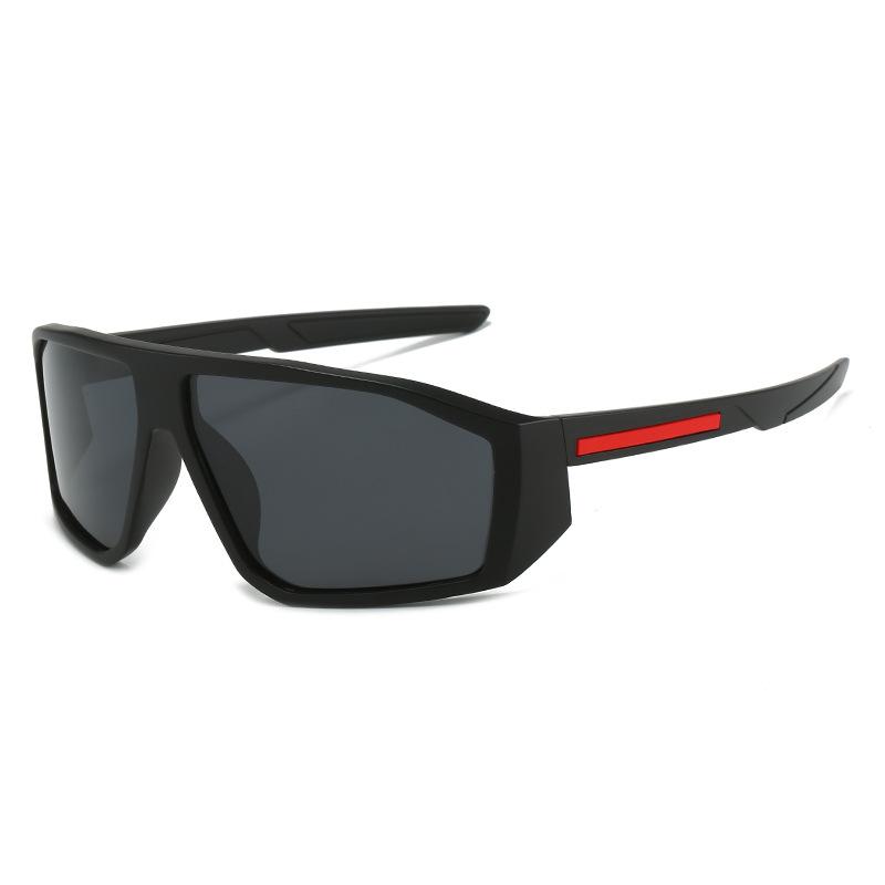 European and American New YK Sports Cycling Colorful Sunglasses Large Frame Anti-ultraviolet Men's Sunglasses Glasses