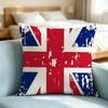 British National Flag-G Culture Square Double-Sided printed Pillow Case Bedroom Bedside Pillow Sofa Cushion Cover Gift