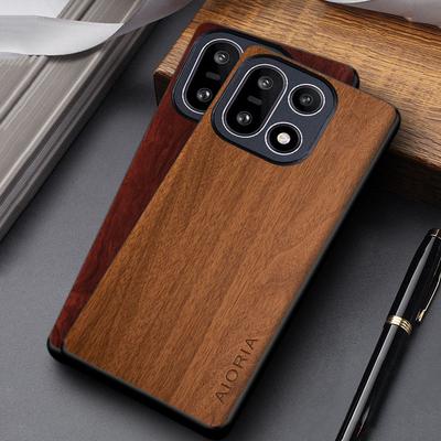 Hülle für Oneplus 15 15R Funda Einzigartiges Design Holzmaserung PU-Lederhülle für Oneplus 15r Hülle Coque