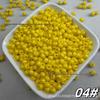 4mm Solid Color Glass Rice Beads for DIY Hairpins, Jewelry, and Embroidery Accessories