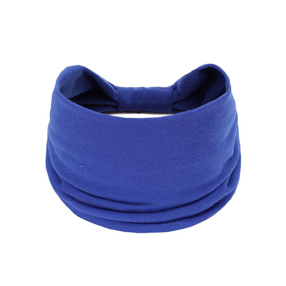 Knyttet Yoga Hårbånd Elastisk Sportshodebånd Mote Bredt Hårbånd Kvinner