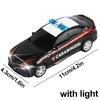 Slot Car 1/43 Scale Set Police Alfa Romeo Electric Racing Track Cars Toy For SCX Compact Go Ninco Scalextric tfc123
