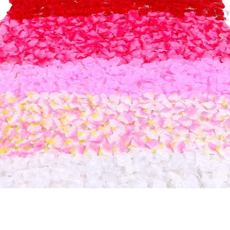 Non-Woven Fabric Artificial Rose Petals for Weddings—1 Jin Pack for Decorating Weddings and Rooms