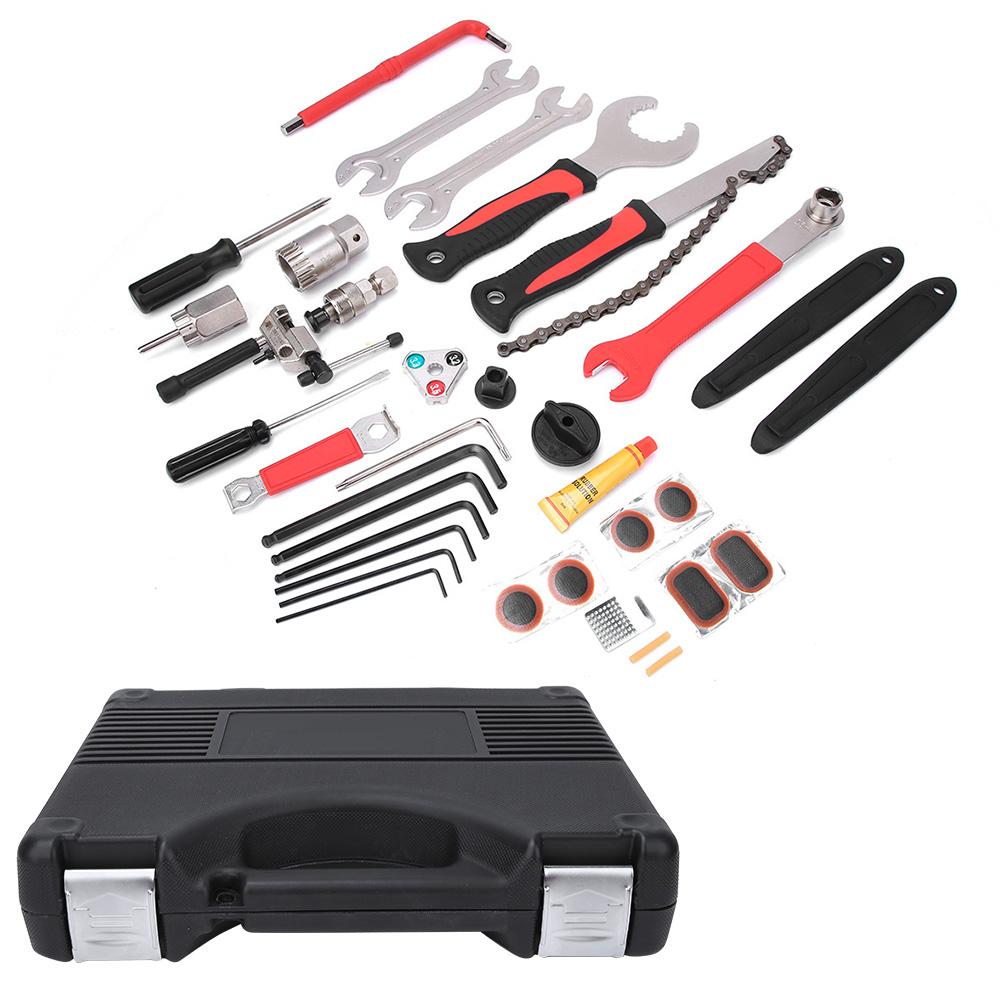 Multifunctional Bicycle Repair Tool Kit Chain Ring Nut Wrench Mountain Bike Repairing Tool Set
