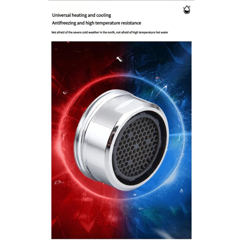 Starker Wasserhahnfilter Belüfterkopf Wassersparendes Design Universeller Messing-Belüftereinsatz Schnellbefestigung für Wasserhähne