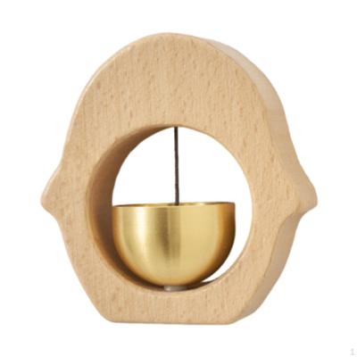 Shopkeeper's Door Opening, Unique Wooden Doorbell for Refrigerator, House Entrance