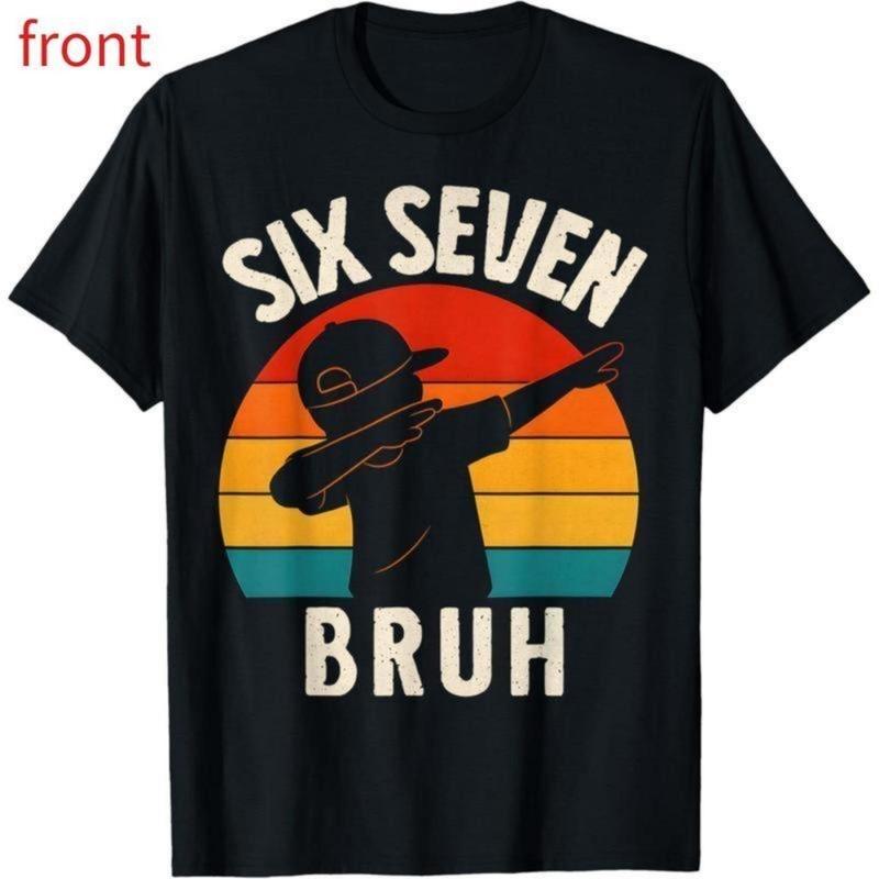 67 Meme 6 7 Numbers Dabbing Six Seven Bruh Funny Boys T-Shirt XXXL