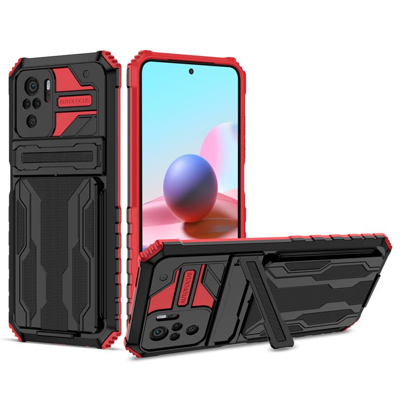 

For Xiaomi Poco M5S Case Shockproof Armor Card Slot Kickstand Protection Phone Case For Poco M5S 4G M5 S M5S 6.43 Back Cover For Poco M5S