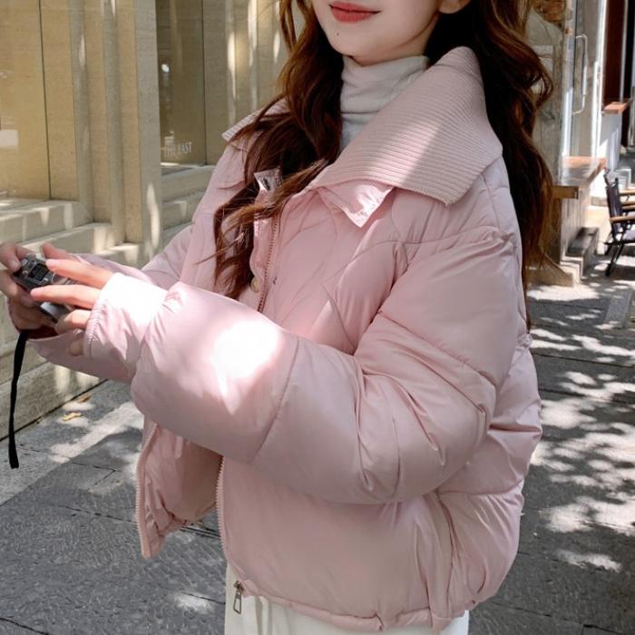 

Thick Warm Oversized Puffer Coat for Women Winter Stylish Padded Jacket M