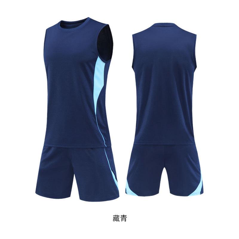 New Football Jersey Set Large Size Sleeveless Same Adult Children's Football Jersey Training Jersey Team Jersey Sportswear