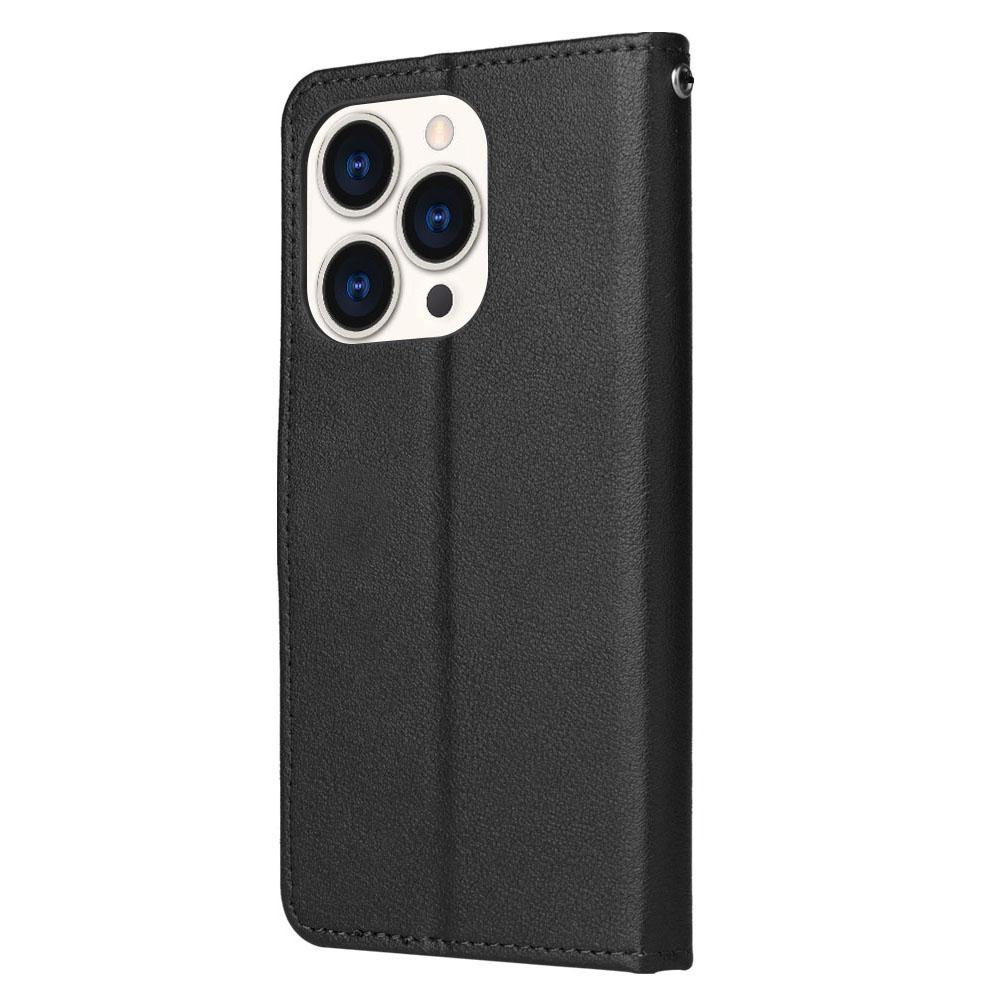 For iPhone 15 Pro Cases PU Leather Phone Cover Cell Phone Case Wallet with Stand Function