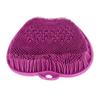 Shower Foot Scrubber Fruit Shape Anti Slip Suction Cup Soft Silicone Foot Washer for Bathing Bathroom Massage
