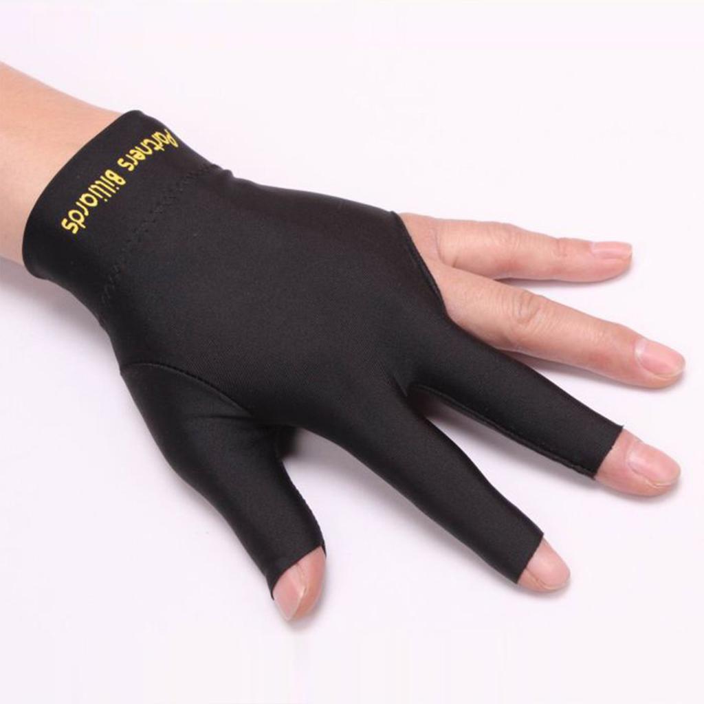 Billiard Gloves Three Finger Snooker Glove Lycra Spandex Anti Slip Unisex