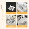 Silicone Sewer Floor Drain Cover Anti-Blocking Thickened Shower Drain Cover Reusable Insect-Proof Drainage Deodorant Mat
