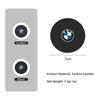 New Car Carbon Leathe Coasters Pads  Centre Console Cup Non-Slip Mats For BMW E46 E90 E60 F10 E39 F30 E36 F20 E87 E90 E70 E
