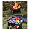 Uniflame Firewood Grill Solo Stick Turbo II Stainless Steel Stove for Campfire and Charcoal Solo Camping & (682999 & 632048) Cooking,