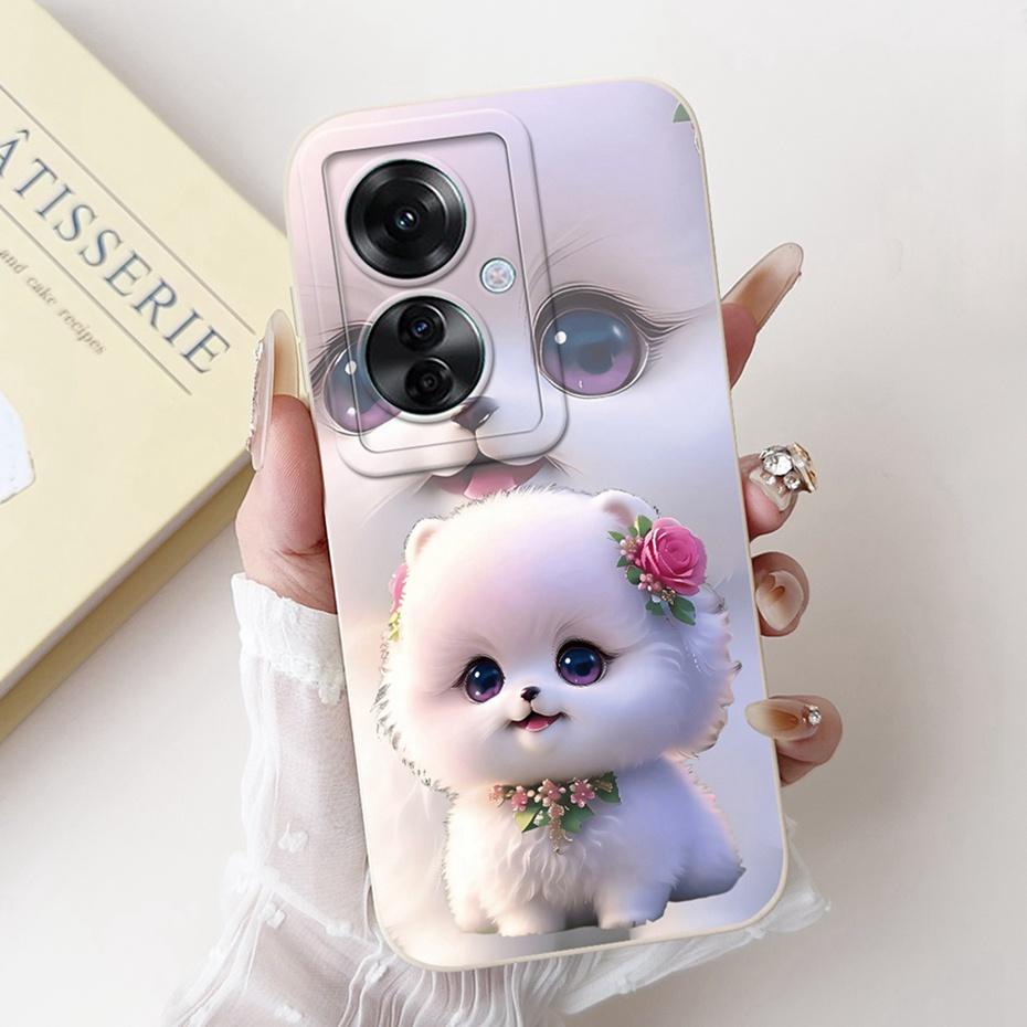 Cute Cartoon Phone Case For OPPO Reno11 F 11 11Pro 5G Soft Silicone Shockproof Cover For Oppo Reno11 Pro 11F Cases Bumpers
