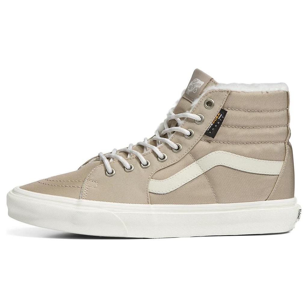 Vans Sk8 Cordura Sherpa Fleece Casual High-Top Skate Shoes Unisex Sneakers Beige VN0A4BVT1NU
