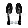 Aluminum CNC Oval Handlebar Rearview Mirror Honda CBR1000RR Kawasaki Z650 Z600 Motorcycle Touring Blue
