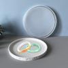 Resin Tray Mold Jewelry Tray Mold Silicone Coasters Mold Round Epoxy Mold for Casting Dish Storage Home Decors Art Craft