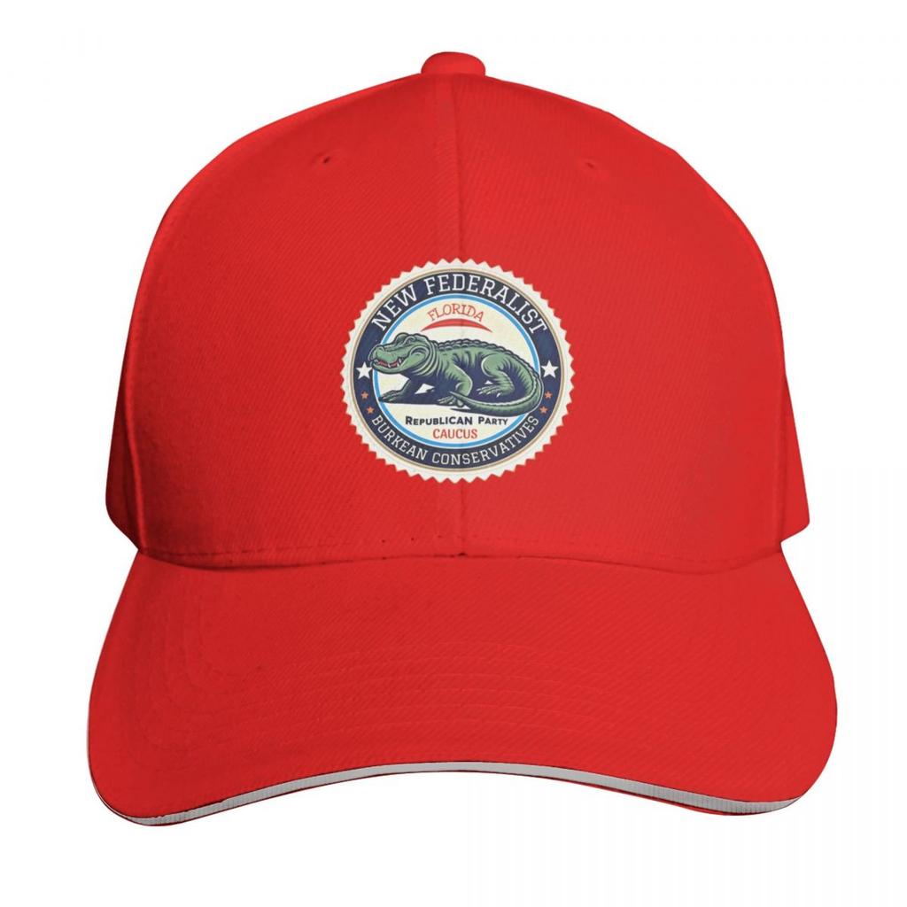 Florida New Federalist Baseball Cap Unique Hats Hiking Hat Snap Back Hat Big Size Hat Unisexs Hats Womens