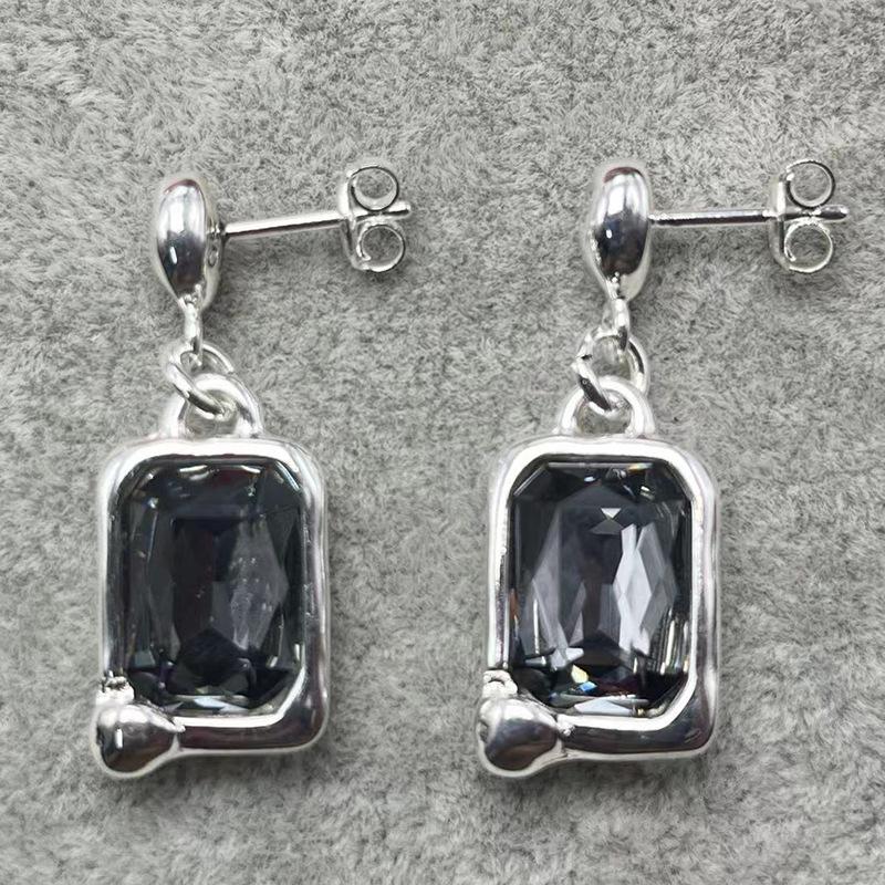 Exquisite UNOde50 2024 Gemstone Earrings & Gift Bag for Women