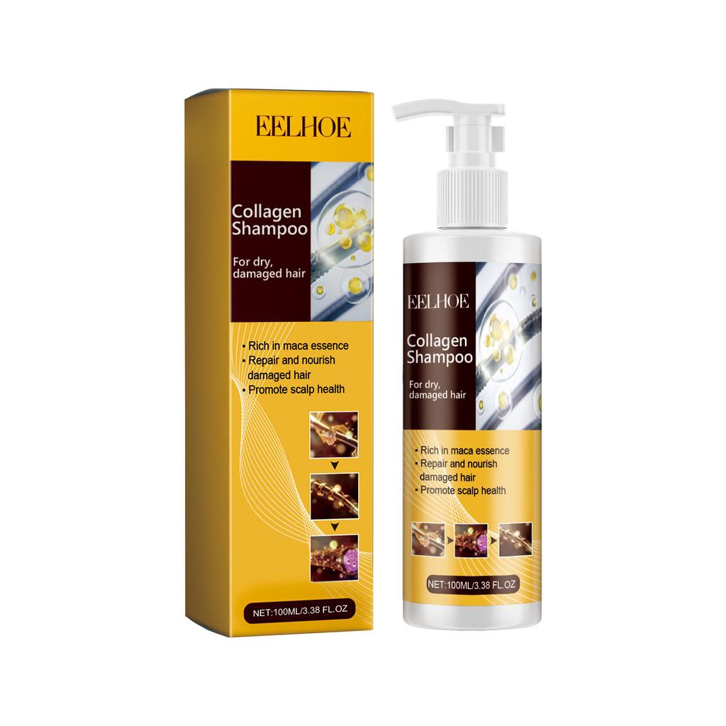 

Eelhoe Collagen Hair Care Set For Deep Hydration And Frizz Control With Silky Shine Collagen Shampoo